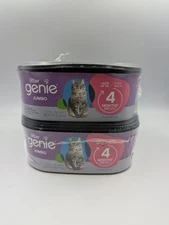 Litter Genie Jumbo Refill 2 Pack Odor Control Cat Litter Filter New Old StockWOW