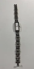 Coach Women’s Stainless St Silver  Bracelet Watch Rectangular Vintage 0193
