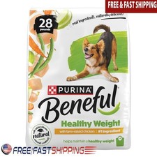 Healthy Weight Dry Dog Food W/ Farm-Raised Chicken High Protein Kibble 28lb New 1.32 per pound