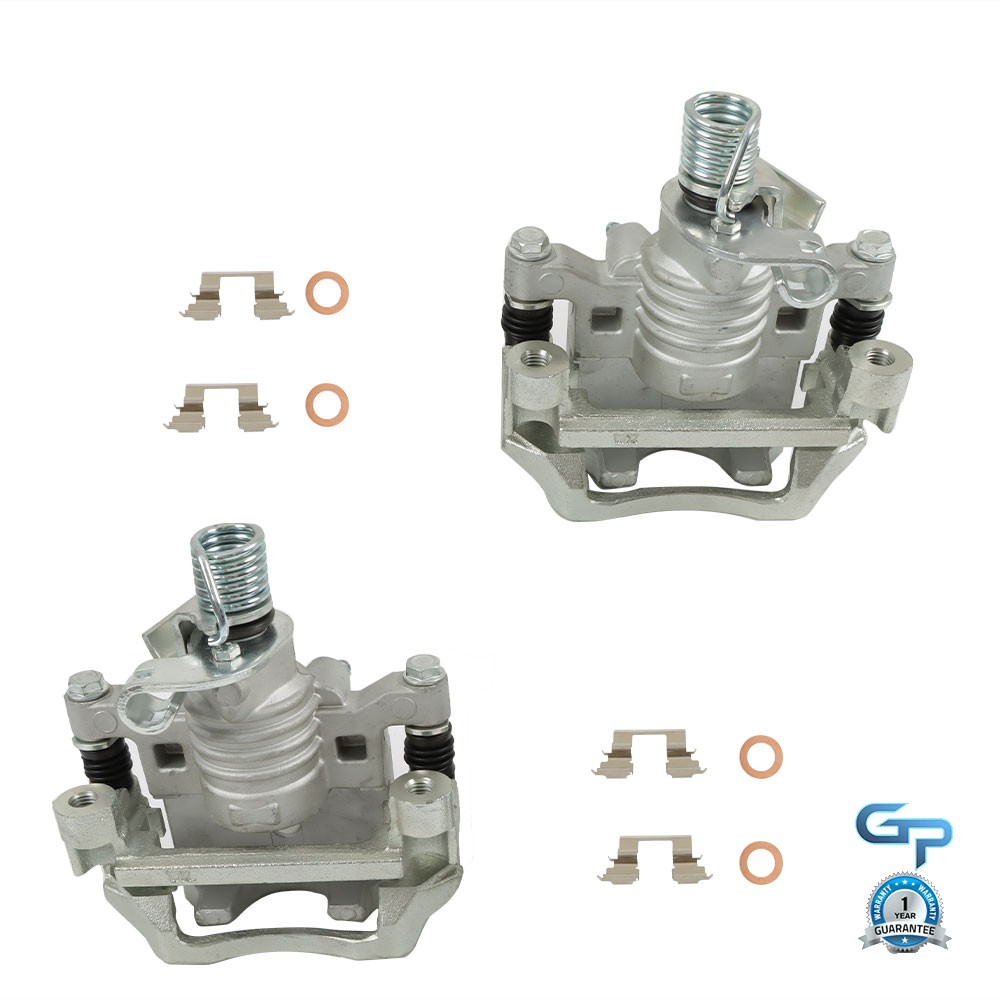 Brake Calipers w/ Bracket For Buick Allure LaCrosse Chevy Impala Limited Rear