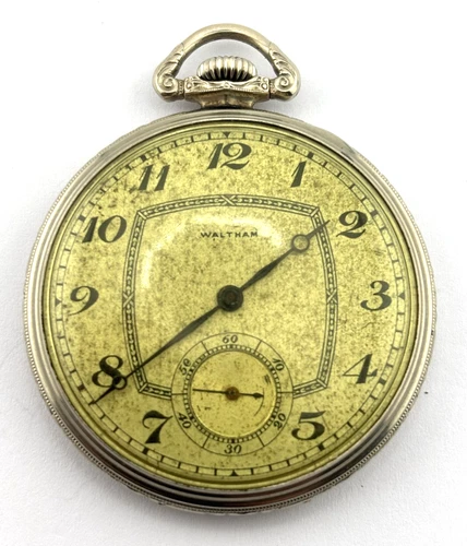 Waltham Antique Mechanical Pocket Watch   17J  12s  Gr.1235   24421411  WORKS!!