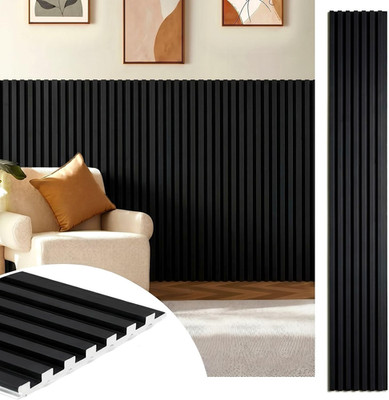 WPC Acoustic Slat Wall Panels 16-Pack 47.2'' X 6'', Accent 3D Wall Panel for Int