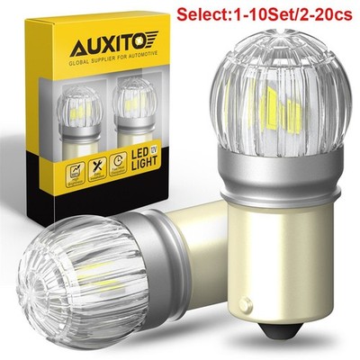 AUXITO 1156 P21W 7506 Reverse Backup Light Super Bright White LED Bulbs 6000K 2X