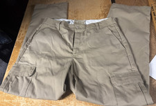 Red Kap Khaki Tan Industrial Cargo Utility Workwear PT88 Pants Men 36x33 UNIFORM