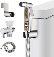 Handheld Bidet Sprayer with 2 Replacement Filters for Toilet, Muslim Shower for