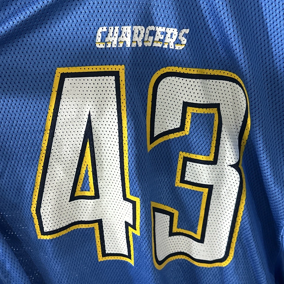 Camiseta Darren Sproles San Diego Chargers Reebok - Talla Grande - Azul Polvo Foto 4 de 4