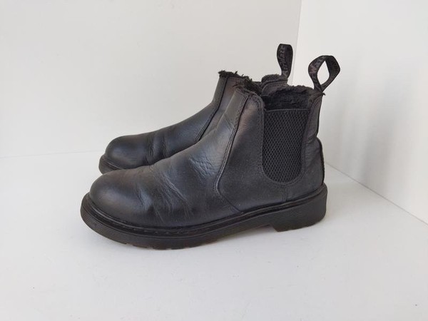 Women Dr. Martens Boots Black Leather 37 #7KP1