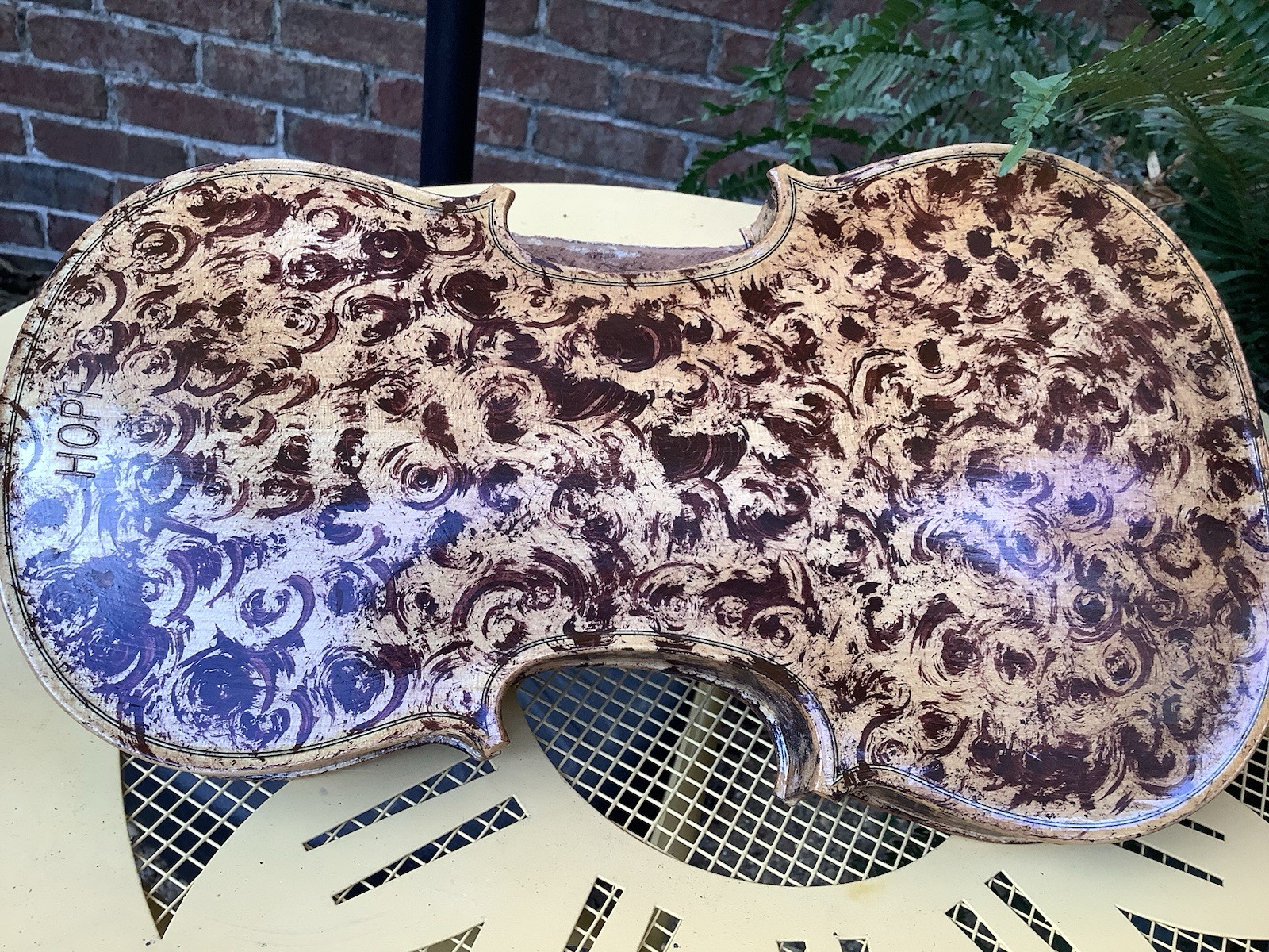 4/4 Hopf With Beautiful Figured Maple Back And Sides