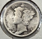 1919S  Mercury Dime - 107 Years Old!!  ☆ BELOW SILVER VALUE ☆