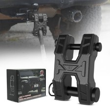 H-Shaped Winch Fairlead Hook, Heavy Duty Towing Winch Shackle, Dual Pin Desig...