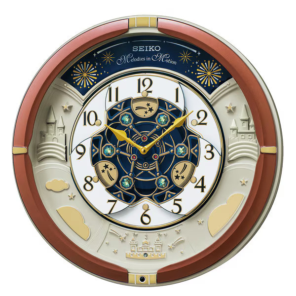 SEIKO RE601B Analog Wall Clock 39 Melody In Motion Song Automation