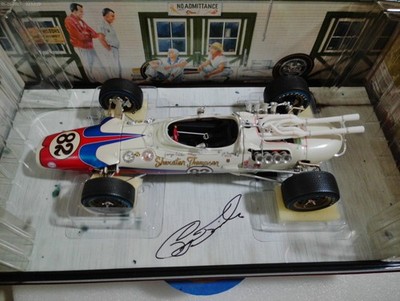 GEORGE SNIDER AUTOGRAPHED SHERATON THOMPSON COYOTE A J FOYT INDY 500 CAROUSEL 1