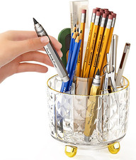 Schreibtisch Bleistifthalter, 360-Grad Drehbare Stifthalter für den Schreibtisch