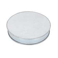 2 Pcs 8 Inch Metal Tee Cap, Galvanized Steel Duct End Cap Dry Vent Cover
