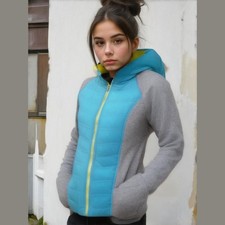 Swiss Alps Hooded Jacket Girl's Size 7/8 EUC