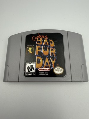 Conkers Bad Fur Day 64 Games For Nintendo N64 US Version