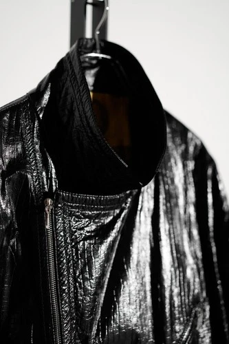 Vintage 90s GIANNI VERSACE Leather Biker Jacket Men's image 4