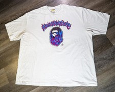 BAPE Shirt Mens 2XL White A Bathing Ape Style Graphic Tee Streetwear