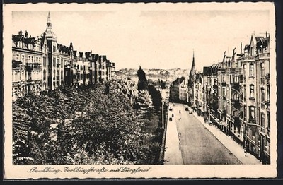 Ansichtskarte Flensburg, Blick auf den Burgfried 