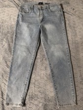 Curve Appeal Jeans Womens 14 32 Blue High Rise Minimalist Jegging Stretch Skinny