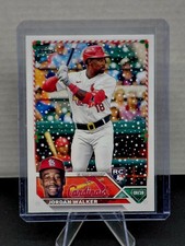 Jordan Walker RC SSSP! 2023 Topps Holiday Variation #H154 Santa Belt Super Rare
