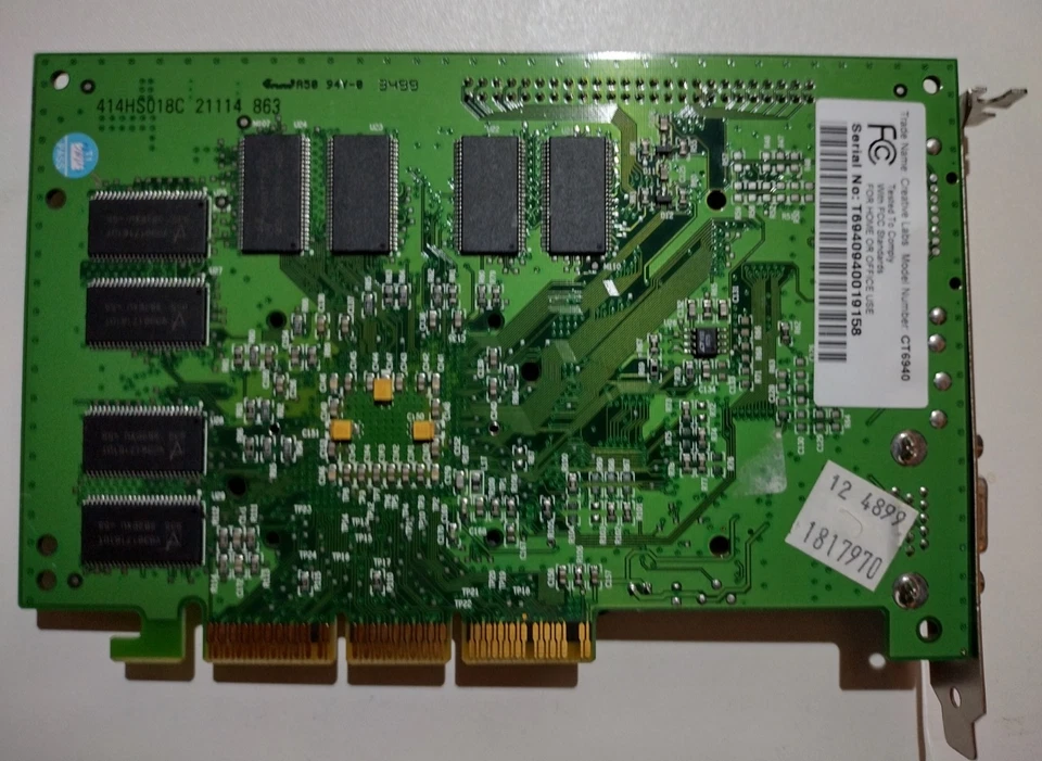 Creative Labs 3D Annihilator CT6940 32MB AGP Graphics Card **Very RARE** - Image 2 of 4
