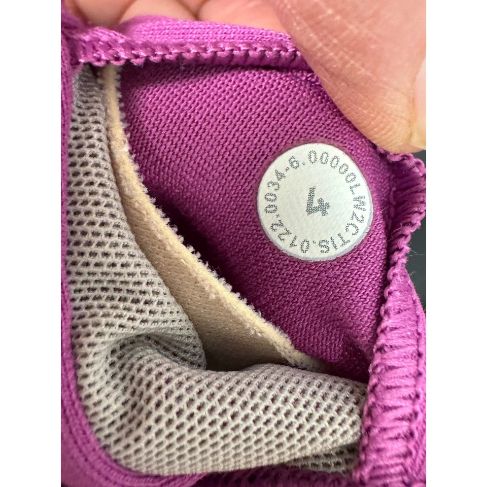 Sujetador de Yoga Lululemon Púrpura Soporte Ligero Entrenamiento Fitness Top Talla 4 Foto 3 de 4