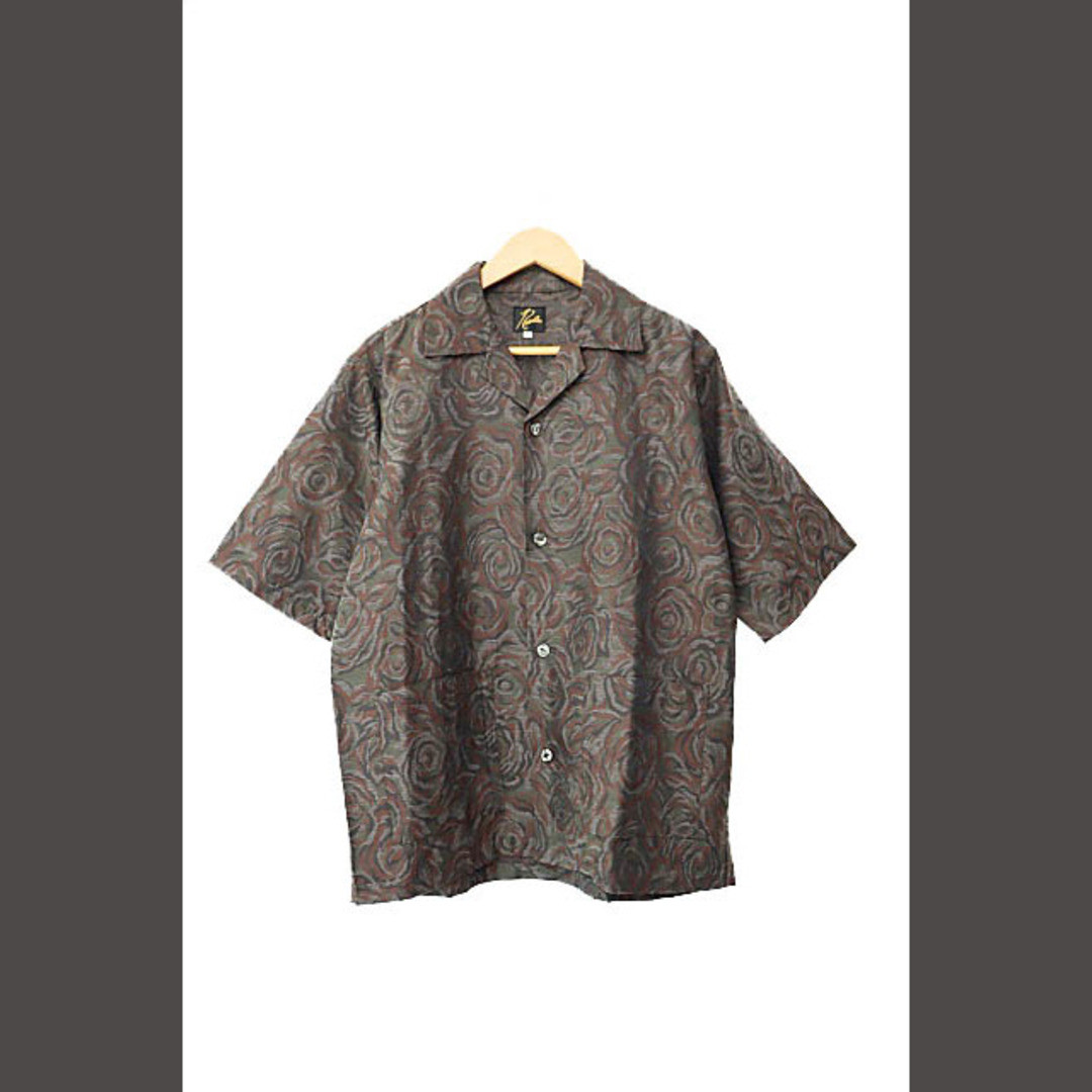 Needles 24AW Cabana Shirt Total Pattern Rose Short Sleeve PU157 M 