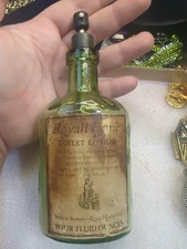 Vintage Royall Lyme Toilet Lotion Bottle 4 oz empty