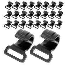  50 Pcs Tarp Clips Heavy Duty Tent Plastic Pole Connectors Canopy Repair