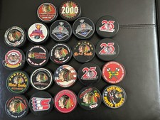 Vintage Portland Winter hawks NHL Puck Lot Of 22