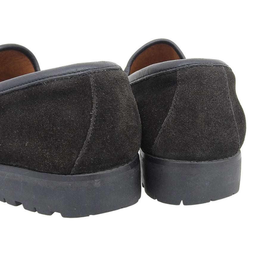 GUCCI Women's Horsebit Suede Loafers Dress Shoes Size:6.5/JP:23.5 141159K Authen thumbnail 4