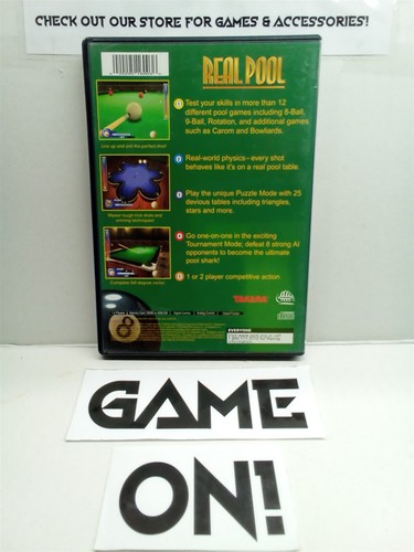 Real Pool (PlayStation 2, 2000) Complete Tested Working - Free Ship - Picture 3 of 4