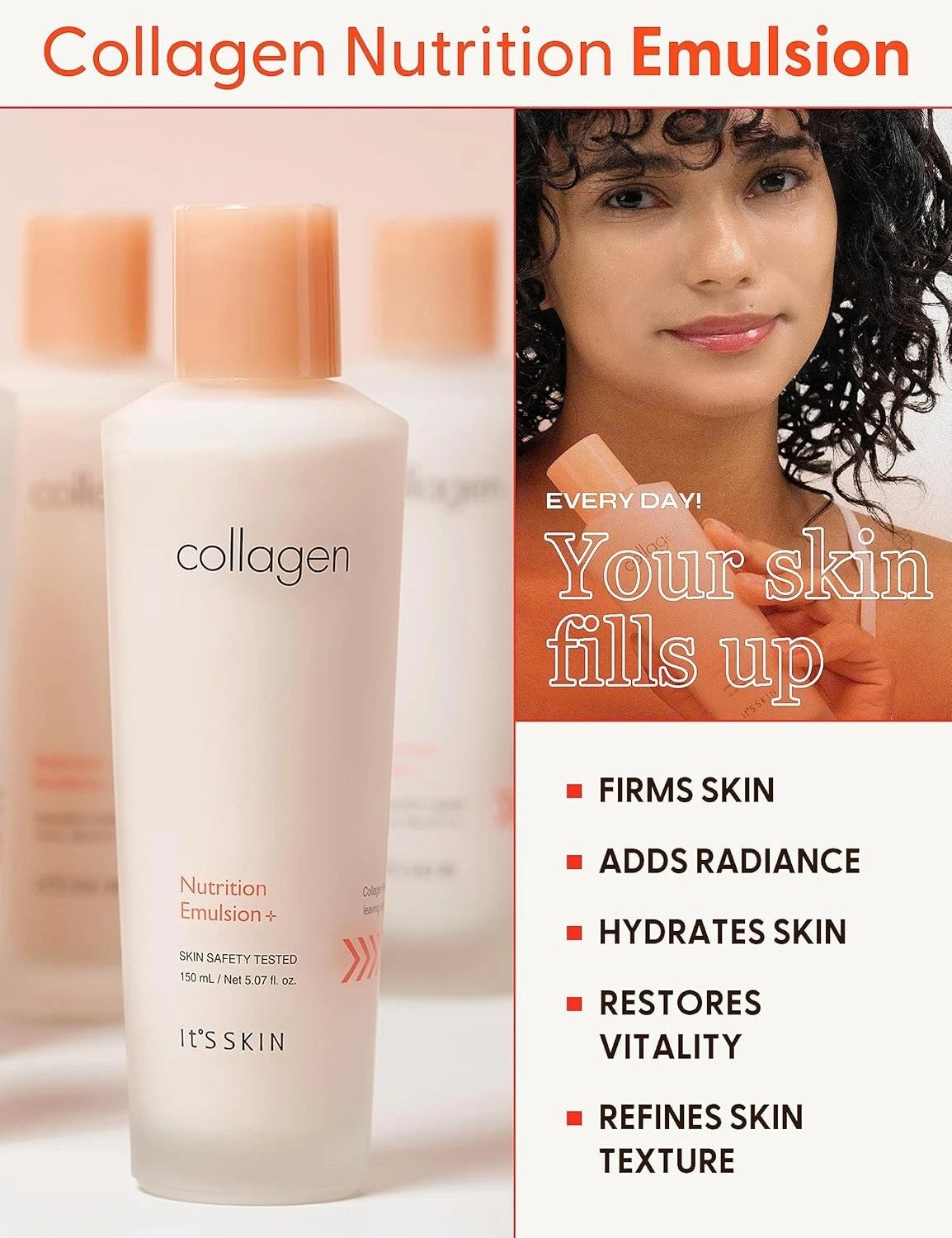 It'S SKIN Collagen Nutrition Emulsion - Marine Collagen Volume & Firming Facial