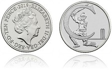 2019 C Cricket A-Z 10p Letter Ten Pence Uncirculated Coin UNC