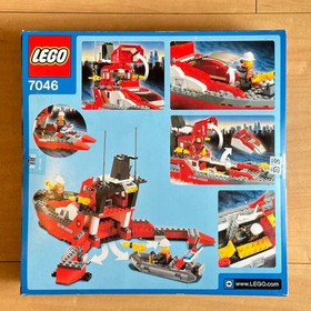 LEGO World City Fire Command Boat 7046 7+ Gift for Kids New FS from Japan