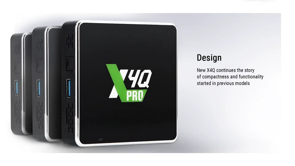 X4Q Pro Smart Set Top Box Android 11 X4Q Pro 4GB 32GB X4Q Plus 4GB 64GB Amlogic - Image 3 of 4