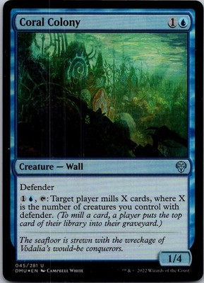 Coral Colony U  Foil Dominaria United 45 LP-NM