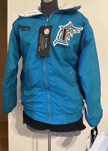 NWT Vintage Florida Marlins Reversible Puffer Jacket KIDS XL Starter MLB Authen