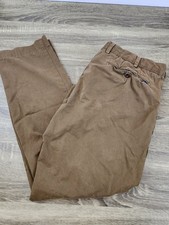 Polo Ralph Lauren Straight Leg Chino Pants Men's 36x30 Green Flat Front Preppy