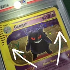 DOUBLE WHOLE SWIRL 💫 PSA 4 Gengar 13/165 Holo Expedition Nintendo Pokemon Card