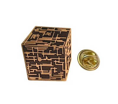 Star Trek TNG The Next Generation Borg Cube Ship Pin - Vintage Licensed