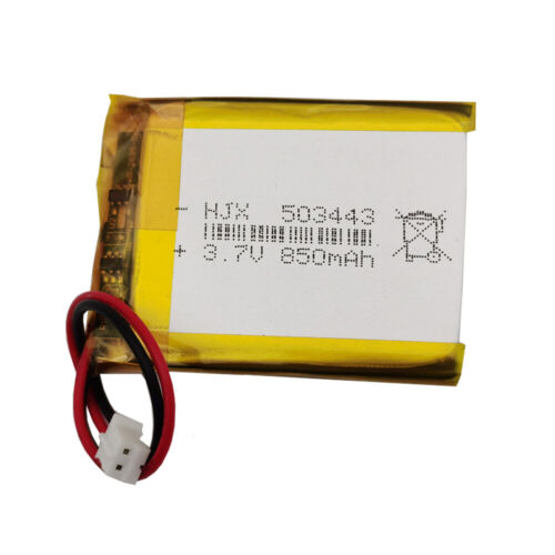 3.7V 850MAH 503443 Polymer Li-ion Battery For GPS Camera Rechargeable Battery - 第 1/3 張圖片