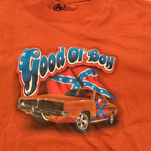 Hombre Warehouse One Jeanwear Good Ol' Boy Naranja Camiseta Talla L - Imagen 2 de 6
