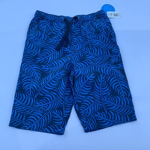 Workwear Co Boy's Shorts Trunk Only Size 12-13 Years Blue Leafy Designs - Imagen 10 de 10