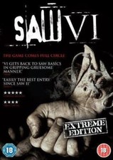 Saw VI DVD Horror (2010) Tobin Bell Free Royal Mail Delivery Quality Guaranteed