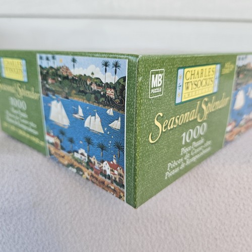 MB Puzzle Charles Wysocki Seasonal Splendor Old California 1000 PC Americana - Picture 7 of 11