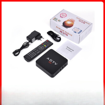 FOR Android TV BOX smart network player  set-top OTT+DVB-T2S2ISDBATSC DTMB