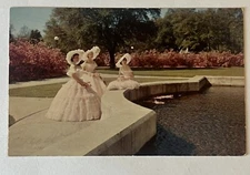 Vtg Postcard The Azalea Trail Maids In Lyons Park, Mobile, Alabama Azales