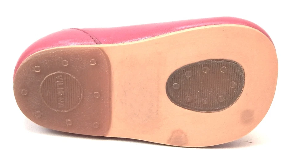 DE OSU - España - Zapatos de vestir vintage para bebés niñas fucsia cereza - europeos - talla 3 Foto 4 de 4